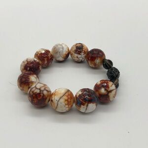 Agate Stones Stretch Bracelet